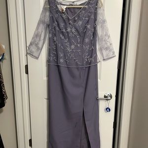 Beautiful beaded top long gown size 10